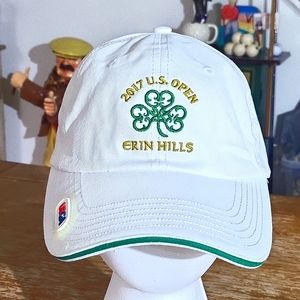 White 2017 U.S. OPEN Erin Hills Golf Hat with Shramrock